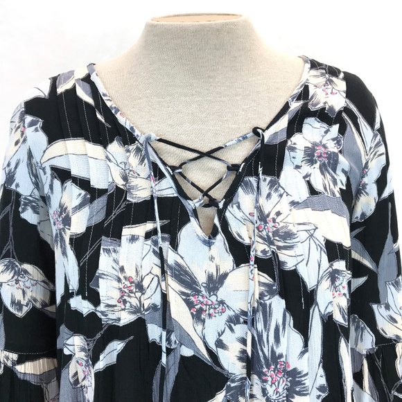 Billabong Just Like You Floral Tunic Dress XS - Picture 3 of 7